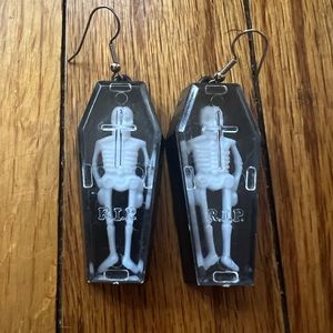 Skeleton earrings